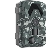 TSPCASE Trail Camera 5K 60MP Game Camera with 130°Wide Angle, 0.05s Motion Activated, IP66 Waterproof Night Vision with No Glow Infrared for Wildlife Camera
