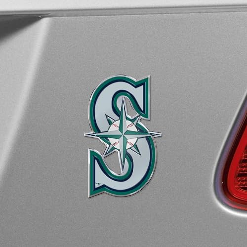 Emblema Seattle Mariners troquelado a color para coche 2