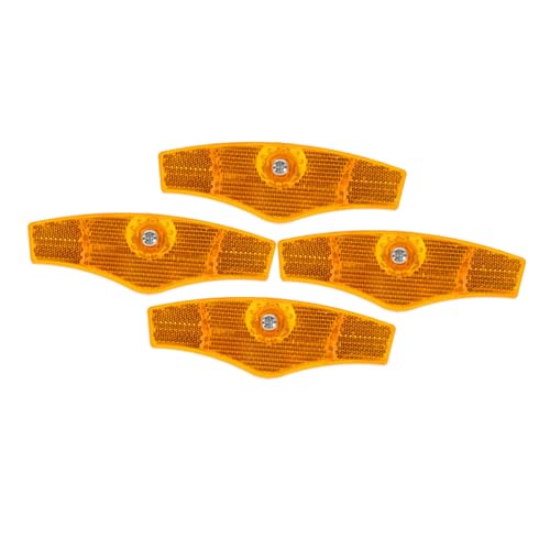 POPETPOP 4Pcs Bicycle Spoke Reflectors Durable Safety Reflectors for Night Riding Easy Installation for Road Bikes and Trailers Enhance Visibility with Reflective Bike
