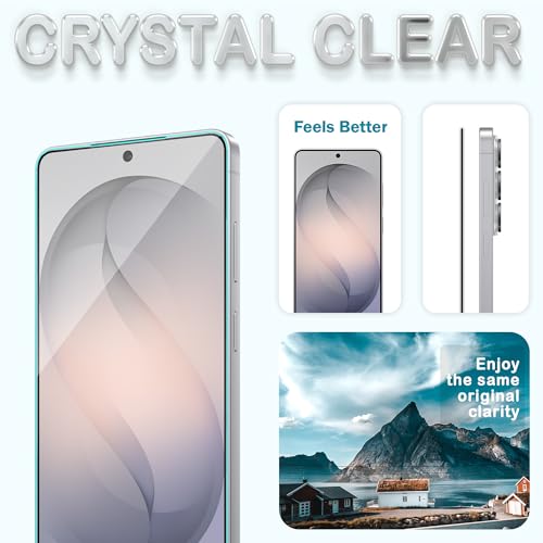 Image of FIRST MART Tempered Glass for Samsung Galaxy S26 Ultra, 9H Full-Glue Screen Protector, 3D Edge-to-Edge, HD Clear, Oleophobic, Case-Friendly, Black, Pack of 1