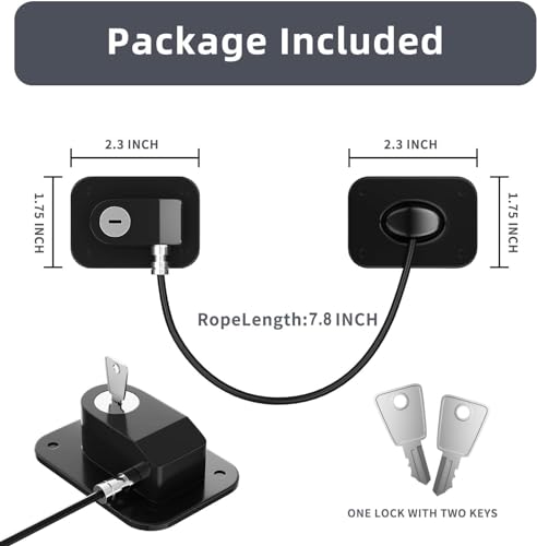 Child Safety Device Refrigerator Door Lock With Key And Adhesives, Cabinet Restrictor Cable For Baby And Toddler, Lock For Cupboards, Drawers, Fridge, Wardrobe (Pack Of 1),Assorted