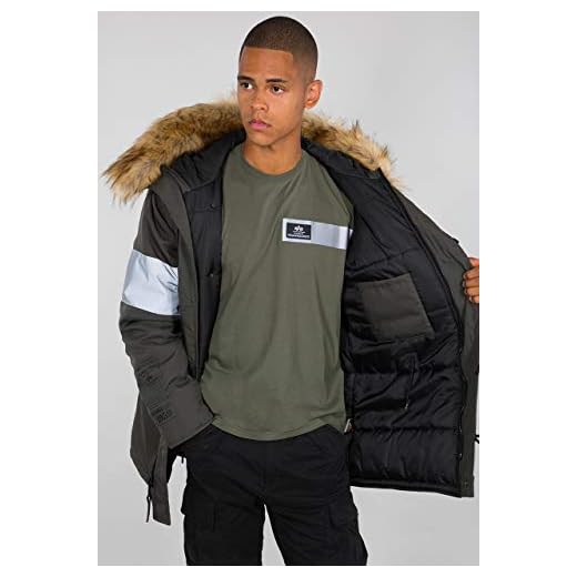 ALPHA INDUSTRIES Herr N-3B reflekterande ränder