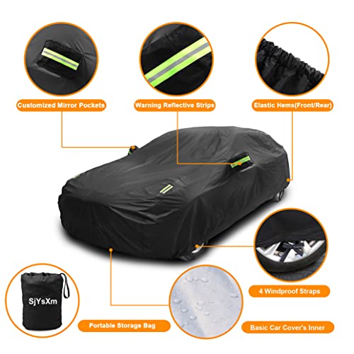 Image of Custom SUV Car Cover Compatible with Toyota Highlander 2026-2014 & Land Cruiser 2026-2007 | Waterproof All-Weather Car Covers for Outdoor Indoor | Heavy Duty Rain Sun Snow UV Covers