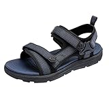 Generisch Sandalen Herren Bequem Trekkingsandalen Herren Wanderstiefel Stylische Sportsandalen Weiche Rutschfest Strandsandalen Atmungsaktiv Outdoorsandalen Wasserfest Leichte Sommerschuhe