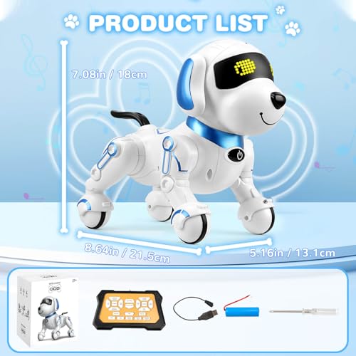 Chridark Y878 Remote Control Robot Dog Toy For Kids 5-7 Years Old thumb #8