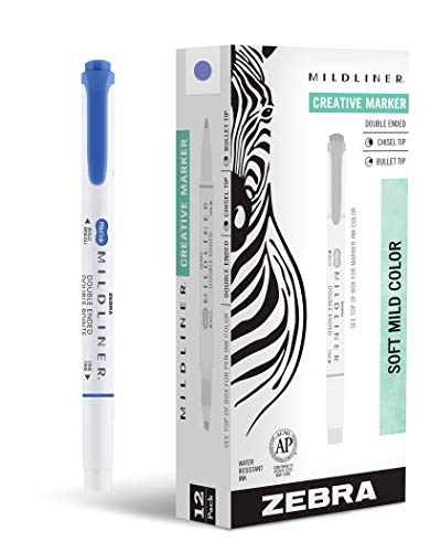 Zebra Mildliner feutres lavande double pointe pour sublimer votre Bullet Journal et vos notes