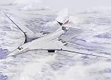 Military Tupolev Tu-160 Bombers Bomber Artistic Aircraft Warplane Air Force Airplane - 12 Inch by 18 Inch Laminated Poster With Bright Colors And Vivid Imagery-Fits Perfectly In Many Attractive Frames