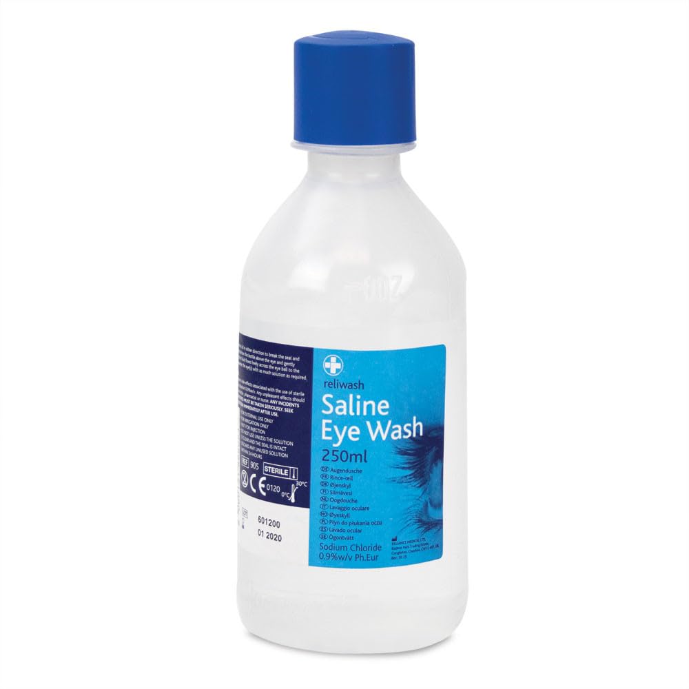 Saline Eyewash 250ml Bottle (RL905)