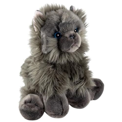Image of Carl Dick Persian cat, sitting, grey 25 cm Plush Toy, Soft Toy, Stuffed Animal 3781