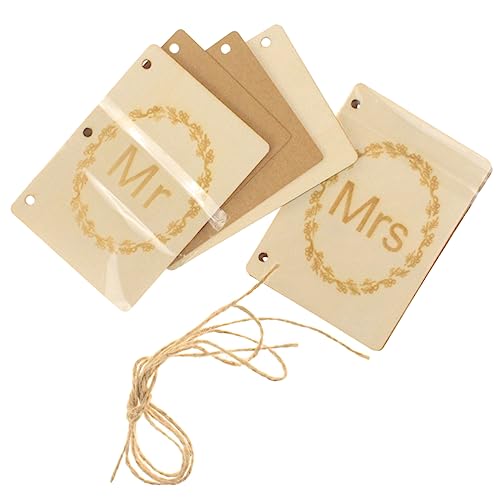 Veemoon 4pcs Wedding Vow Notebook Set - Sturdy Kraft Paper Engagement Journal for Creative Wedding Planning