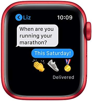 Apple Watch Series 6 (GPS, 40mm) - Product(RED) - Aluminium Case with  Product(RED) - Sport Band: Smartwatches: Amazon.com.au