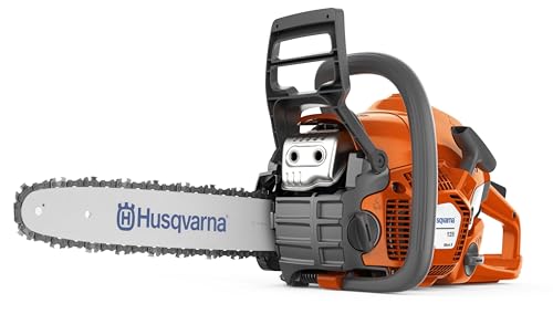Image of Husqvarna 135 Mark II Petrol Chainsaw - 38 cc X-Torq® Engine, 14″ bar, LowVib®, Smart Start®, Air Injection™, Ideal for firewood, Tree Pruning and Garden Maintenance