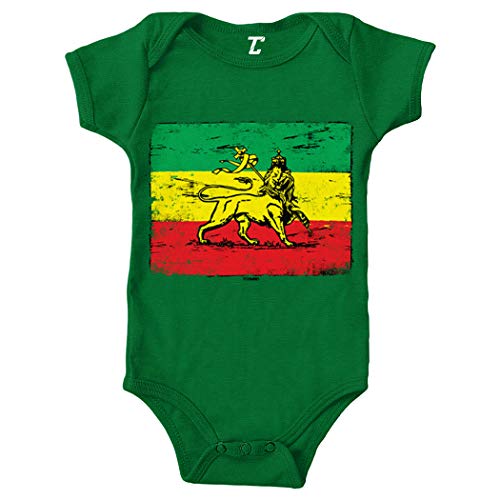 Tcombo Lion Flag - Rasta Jamaica Country Pride Bodysuit