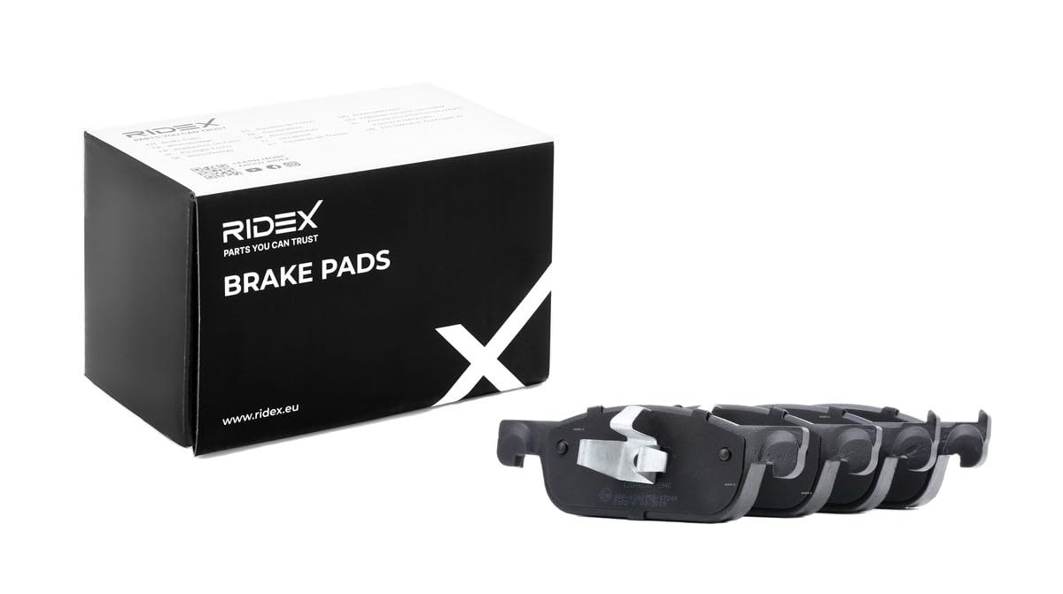 RIDEX 3405B1006 Juego para eje Kit de discos de freno y pastillas Delantero sin tornillos Compatible con RENAULT Clio 4 Grandtour KH