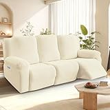 【Multifonction】 : la housse de fauteuil relax peut protéger le canapé en cuir de l'usure et est pratique pour le nettoyage quotidien. Ces housses de meubles protègent contre les déversements, les poils d'animaux, les taches, l'usure normale ou les éventuelles salissures et accidents, et sont une protection pour les maisons avec enfants, chiens et chats.