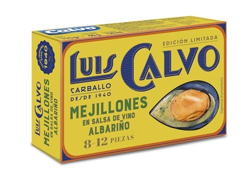 Luis Calvo Mejillones en salsa Albariño 8-12 piezas 125g