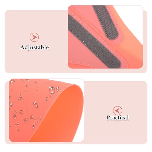 Capa impermeable para corte de cabello, antielectrostática, rosa miniatura 7
