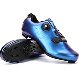 Zapatilla de Ciclismo Hombre Mujer, Mateju Elegante Zapatillas Ciclismo Carretera Exterior MTB Compatibles con SPD/SPD-SL Lock System, Unisex Adulto Ciclismo Bicicleta Estatica