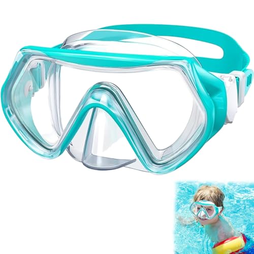Roysmart Masque de Plongée Enfant, Lunettes de Plongée pour Enfants, 180°View HD Anti-buée Anti-Fuite Lunettes de Natation, Masque de Snorkeling pour 5-14...