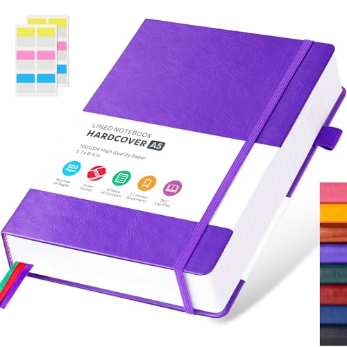 Carnet ligné A5 Focus Day au bureau : optimisez vos notes quotidiennes sur 320 pages