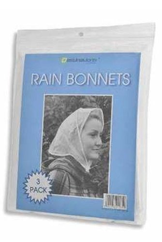 Plastic Waterproof Rain Bonnets by NCWholesale