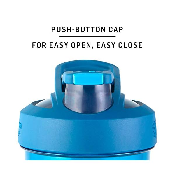 BlenderBottle Strada - Tritan - Trinkflasche mit BlenderBall,820 ml, ocean blau, 273 g & Pro28 Tritan Trinkflasche mit… – Bild 3