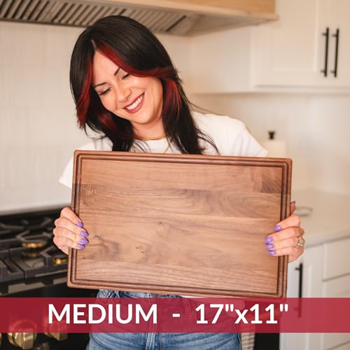 17x11x0.75 inch walnut cutting board