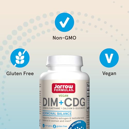Jarrow DIM Plus, DIM Supplement Hormone Balance, 30 Count - image 5