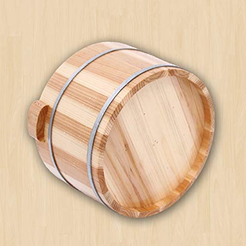 Balde de madera para baño de pies, sólido y saludable miniatura 3