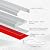 YEFANXI Peel and Stick Panels Molding Trim, Flexible Chair Rail Classic Wall Trim, Self-Adhesive Wall Paneling Strip for Home Decoration(White 10ft*1.3in)