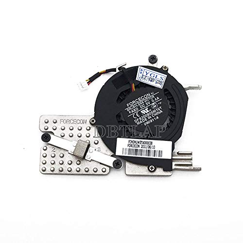 DBTLAP Ventilador de la CPU del Ordenador portátil para HP Mini 210-1033VU Mini 210-1100 Mini 210-1000 Compatible DFS300805M10T F91R DC5V 0.4A Portátil Ventilador