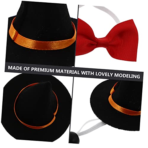 Sombrero de bruja POPETPOP para mascotas Halloween miniatura 6
