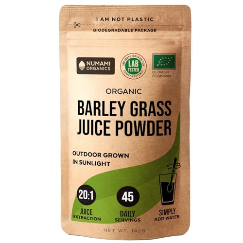 Numami Gerstengrassaft Pulver BIO roh und wasserlöslich für Smoothies oder als Saft trinken
