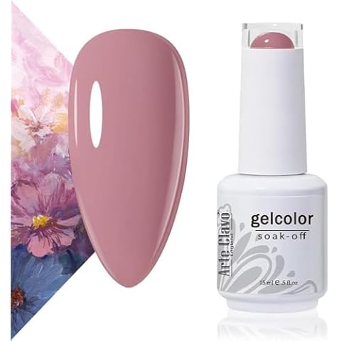 Arte Clavo 15ml Nude Pink Gel Nail Polish Soak Off UV LED Nail Gel Polish Manicure Varnish DIY N04 Cover