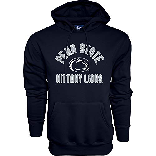 Blue 84 Men's Penn State Nittany Lions Hoodie Line Up Team Color, Penn State Nittany Lions Navy, Large