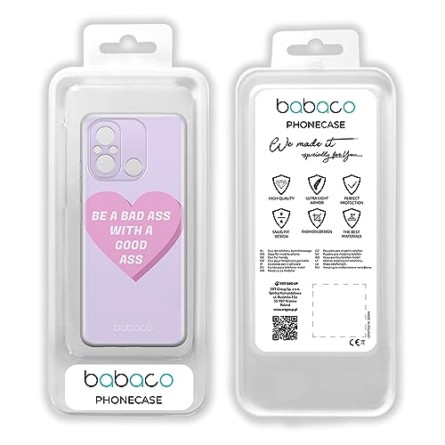 Carcasa Xiaomi Redmi 12C Babaco transparente con dibujo resistente 2