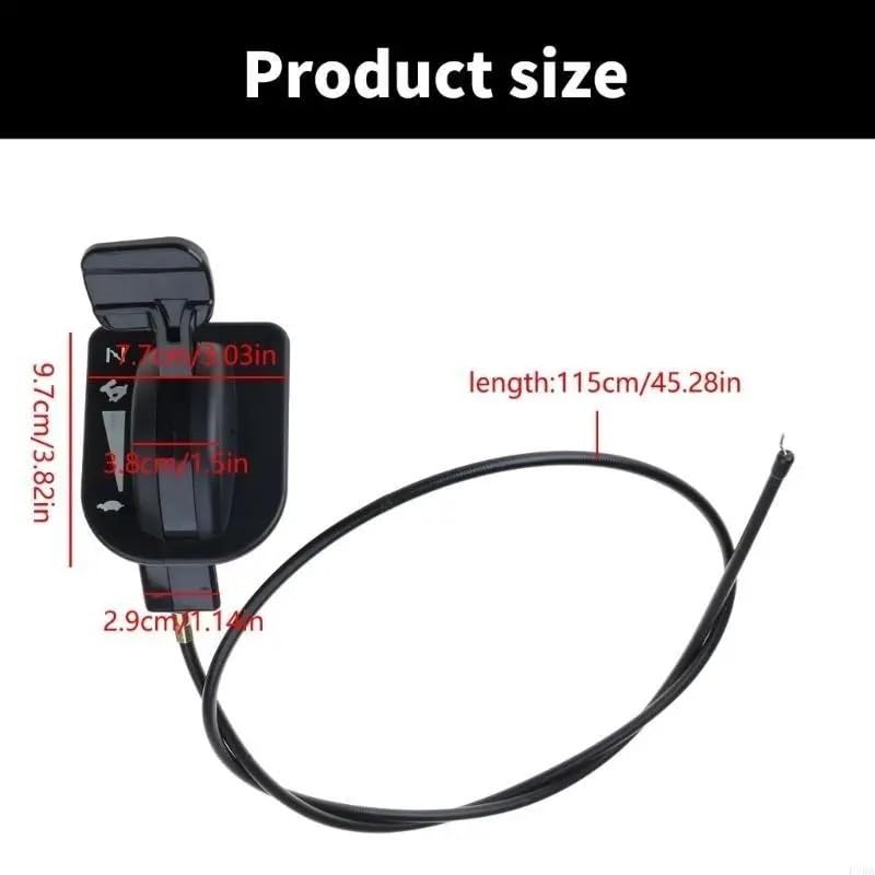 Compatible P8DA Cable Control Acelerador para Cortacésped