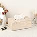 Sumnacon Rectangular Tissue Box Cover Natural Travertine Tissue Cover with Pads,Heavy Duty Stone Tissue Box Holder,Gorgeous Tissue Holder for Toilet Bathroom Kitchen Living Room Table,Light Beige