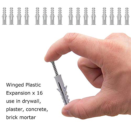 Shade&Beyond Shade Sail Hardware Kit For Rectangle And Square 6 Inches 316 Marine Grade Stainless Steel Sun Shade Sail Installation For Patio Lawn Garden, 24 Pcs Silver #TOP4