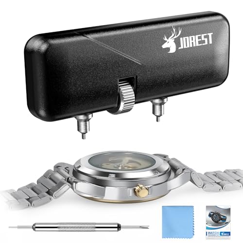 JOREST Uhren Batteriewechsel Werkzeug, Uhrenwerkzeug, GehäUseöFfner, Armbanduhren UhrenöFfner, Uhr Werkzeug Uhrendeckel, Zum öFfnen Von Uhren, Uhrenarmband Austauschen