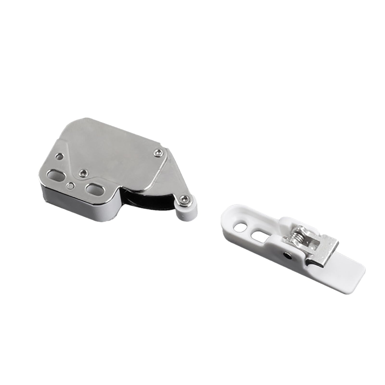 Msioytog Alloy Buckle Cabinet Push Latches Push To Open Catches Rebounds Locking Bounce For Drawer Wardrobe Drawer Touch Latches