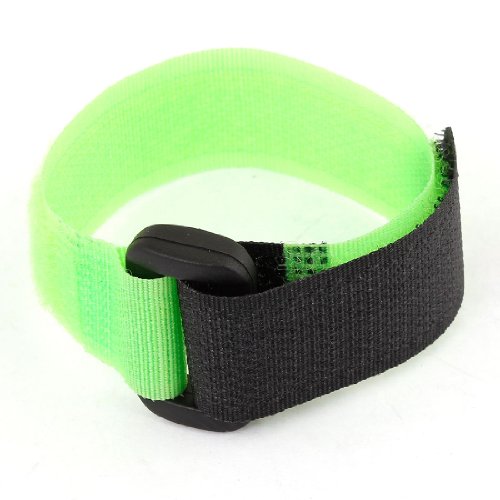 Ruilogod Adjustable Battery Strap Band 21cm Length Light Green Black (id: c60 939 8b8 ad8 230