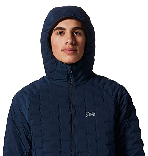 Image of Mountain Hardwear Men's Stretchdown Light Pullover for Backpacking, Hiking, Climbing, and Casual Wear | Insulated and Durable