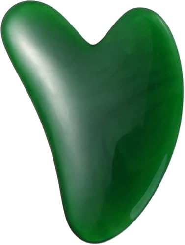 Gua Sha - Herramienta facial Guasha de resina natural, piedra Gua Sha, tabla Gua Sha, herramienta de masaje para raspar la piel, la cara, la piel y
