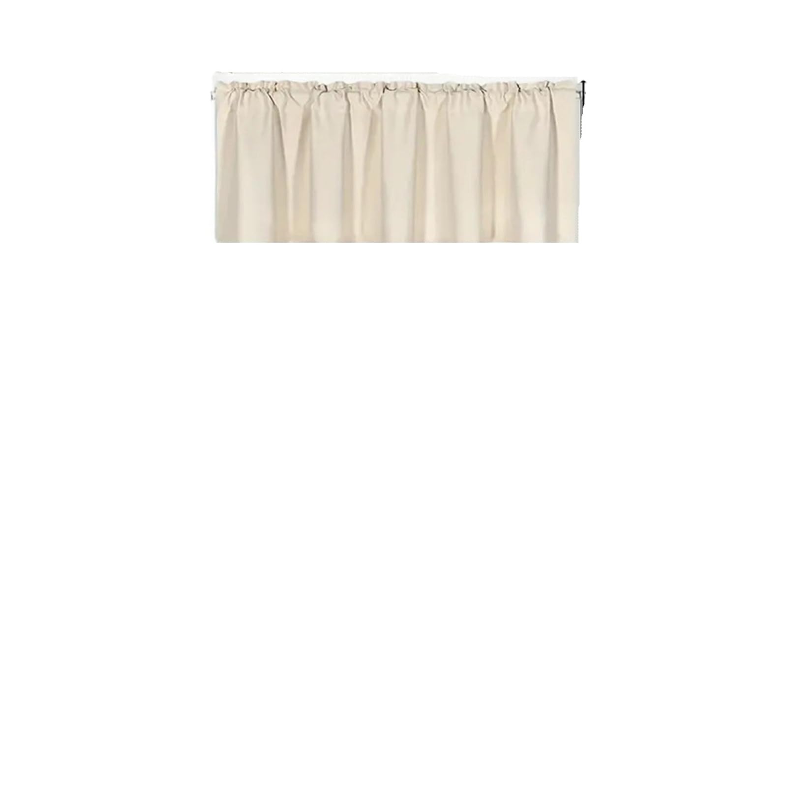 Tenda oscurante mantovana da 2 pezzi, in tinta unita, con blocchi di luce, piccole tende for la decorazione della camera letto, del bagno e cucina Für Casa
