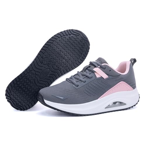 Image of Gyeice Women's Walking Shoes Arch Support Orthotic Breathable Tennis Sneakers for Plantar Fasciitis Pain Relief US 5.5-11
