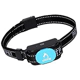 PATPET Dog Bark Collar Safe Shock Rechargeable Anti Stop Barking Collar with 7 Levels for Small to Large Dogs, Smart Chip Adjustable Dog Training Collar, No Pain - Safe, Anti-Bark Device