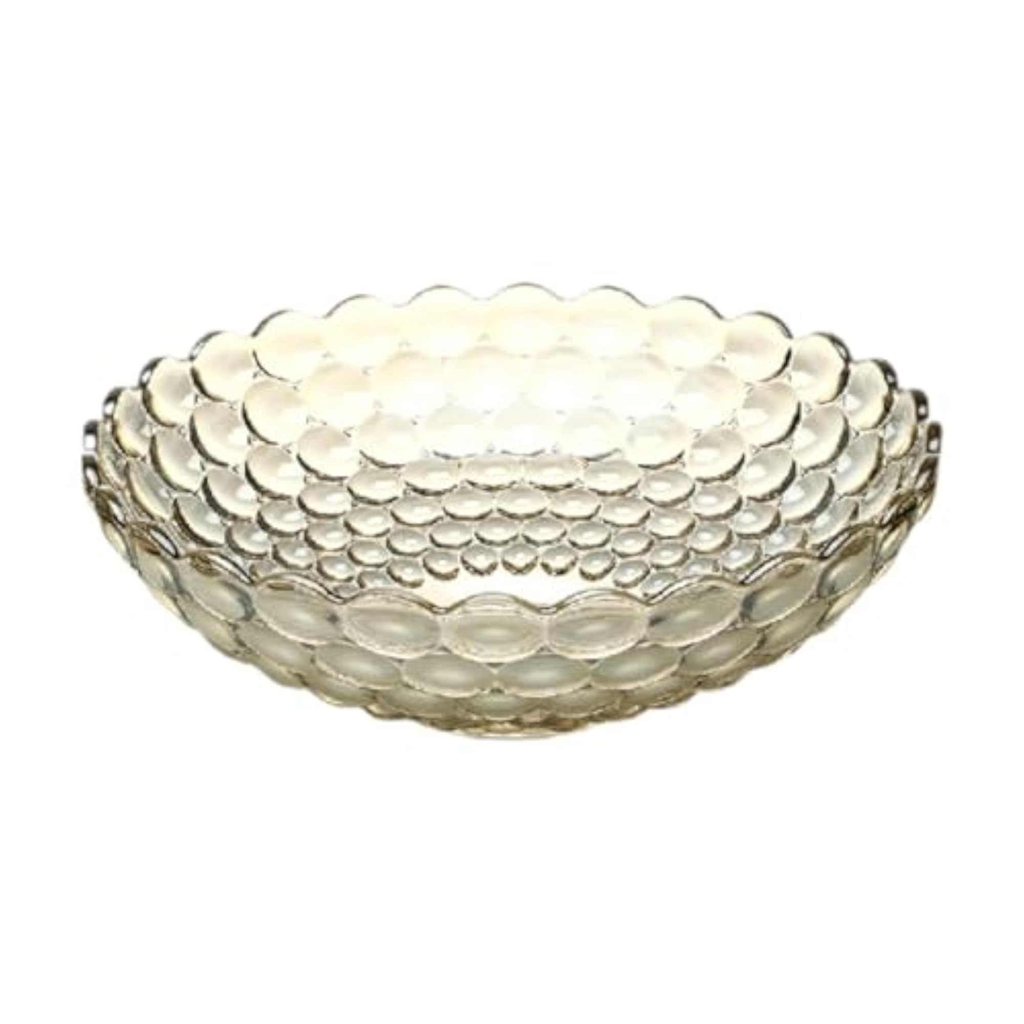 Sturdy Glass Fruit Plate for Snack Serving