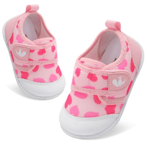 Image of FEETCITY Baby First Walking Shoes Boys Girls Infant Crib Shoes Breathable