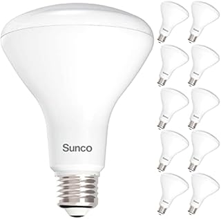 Sunco Lighting 10 Pack BR30 LED Bulbs, Indoor Flood Lights 11W Equivalent 65W, 3000K Warm White, 850 LM, E26 Base, 25,000 Lifetime Hours, Interior Dimmable Recessed Can Light Bulbs - UL & Energy Star